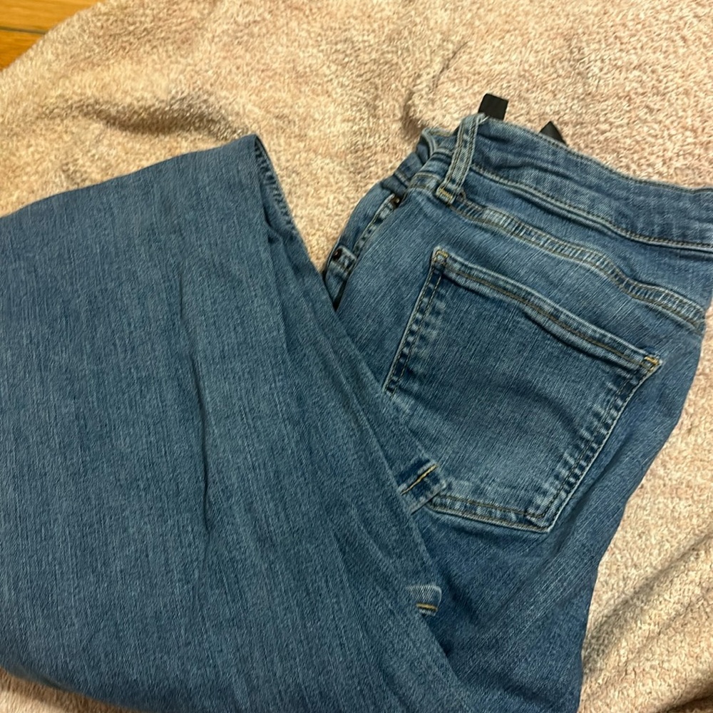 Zara blue wash jeans